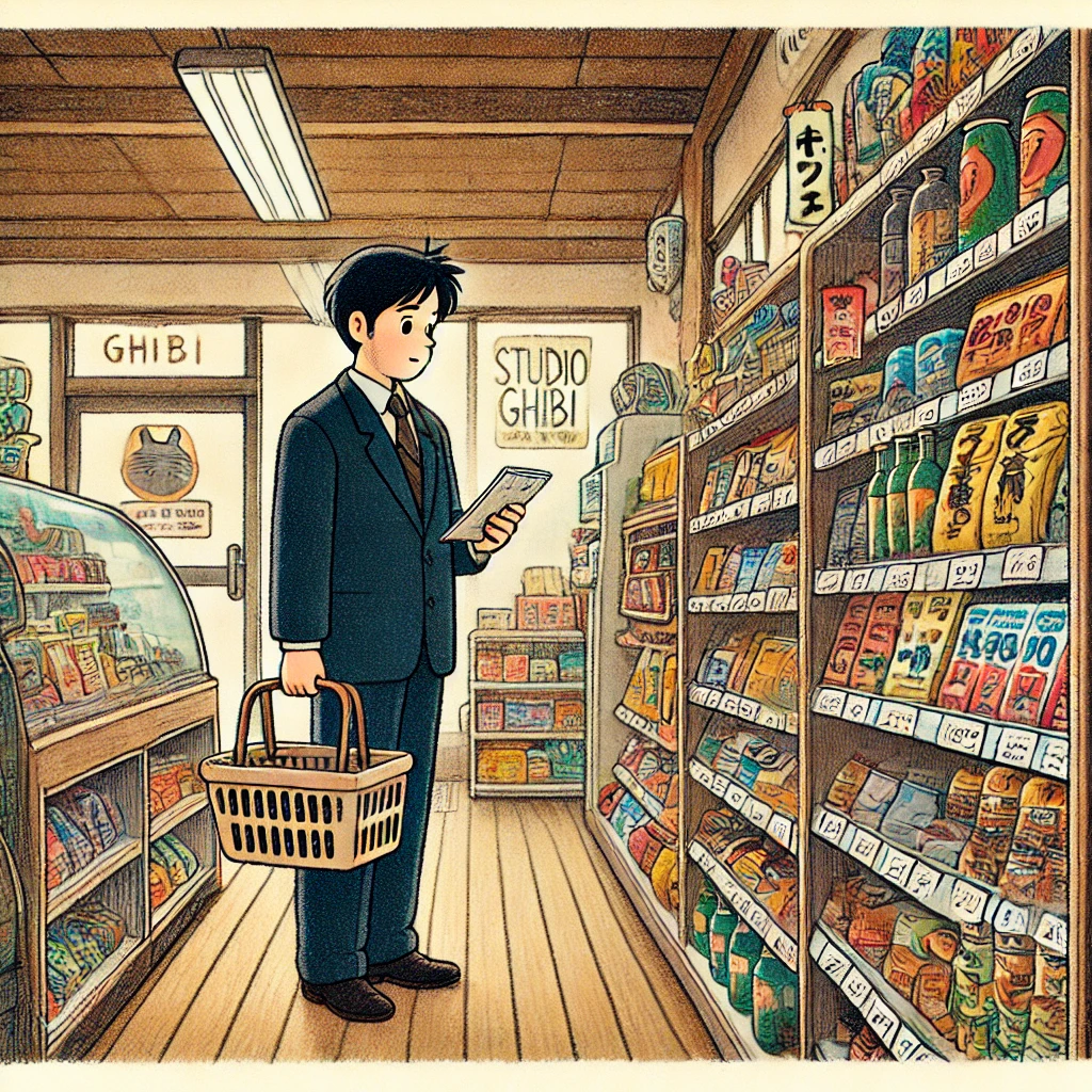 コンビニ　買い物